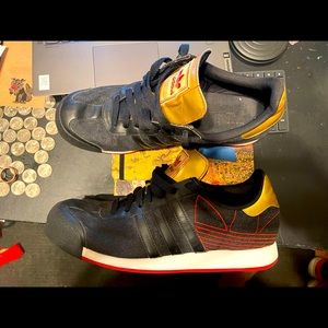 Adidas Mens size 12 retro Classic leather fashion sneakers